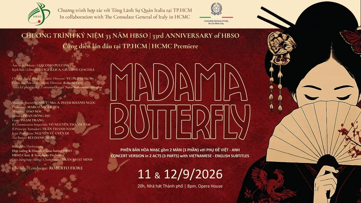 Official promotional artwork for HBSO: Madama Butterfly