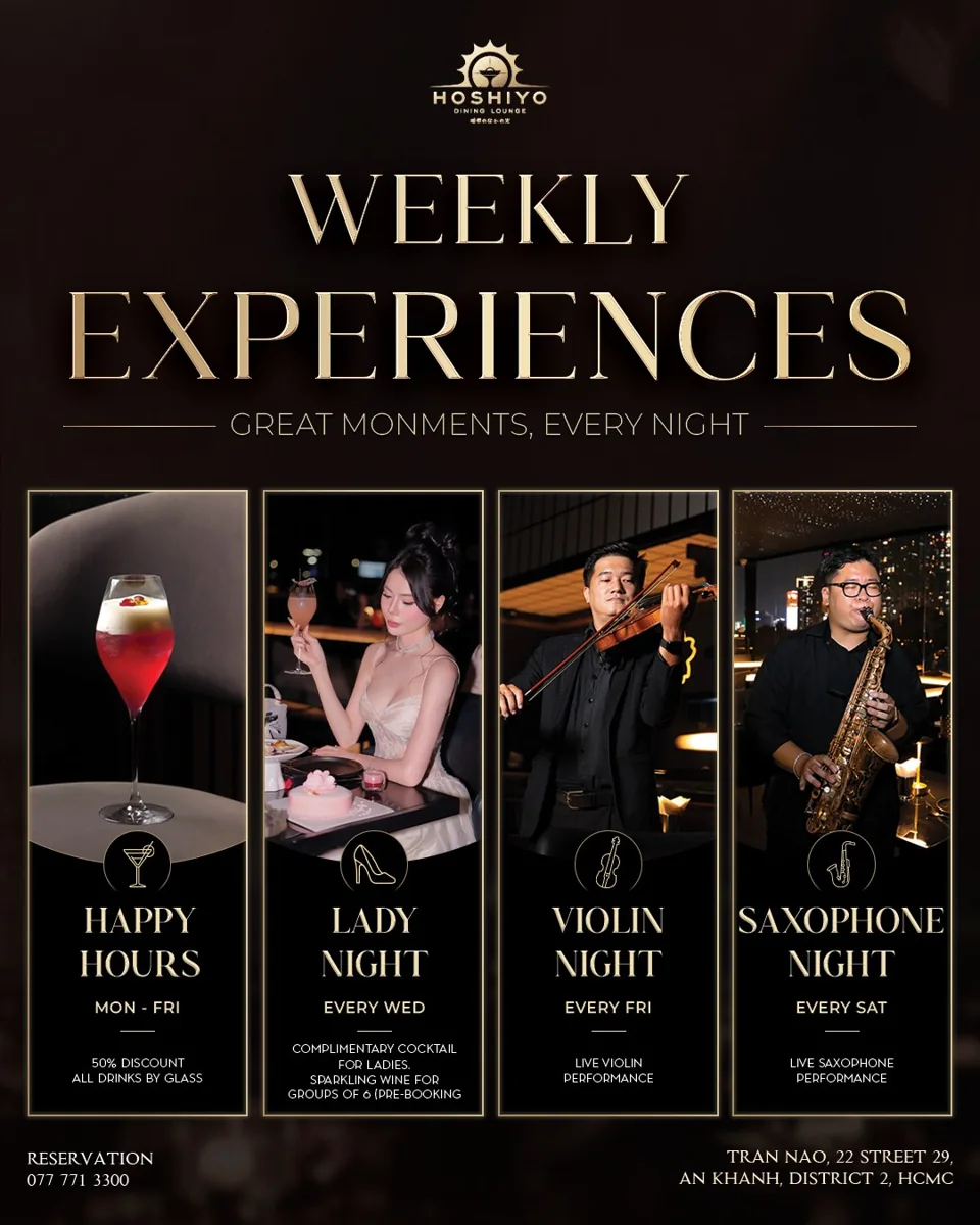 Official Friday violin at Hoshiyo programme artwork