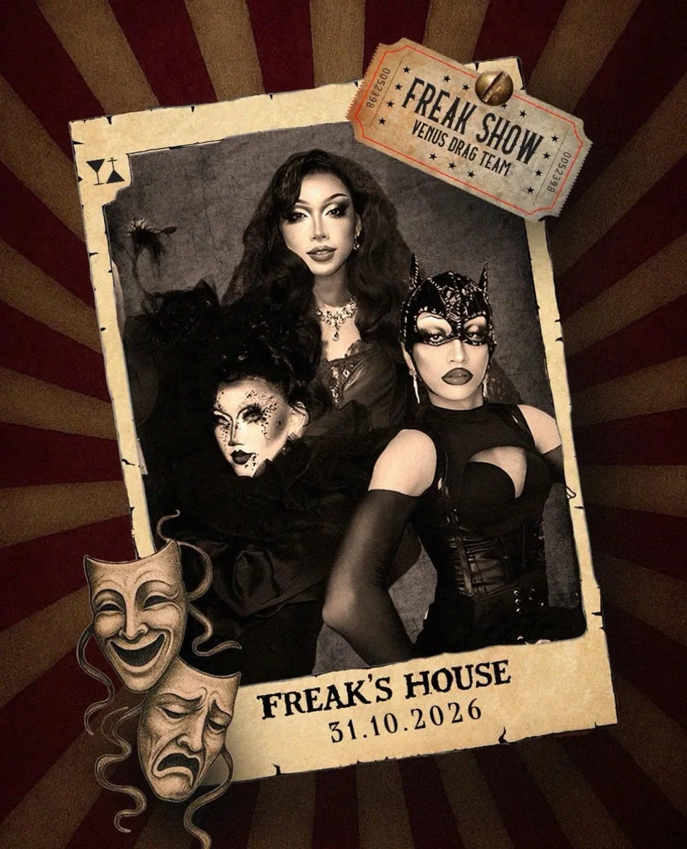 Freak Show Venus Drag Team poster dated 31 October 2026