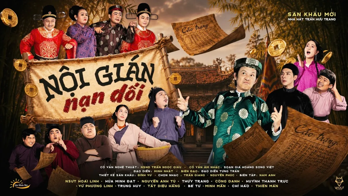 Official Noi Gian Nan Doi: Vietnamese folk comedy artwork