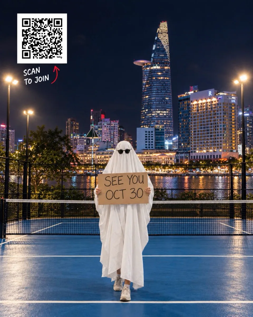 Ham Choi Halloween Pickleball Social
