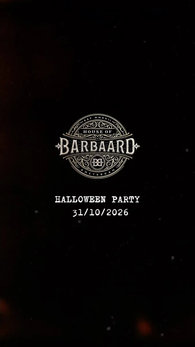 Black House of Barbaard Halloween Party poster stating 31 October 2026.