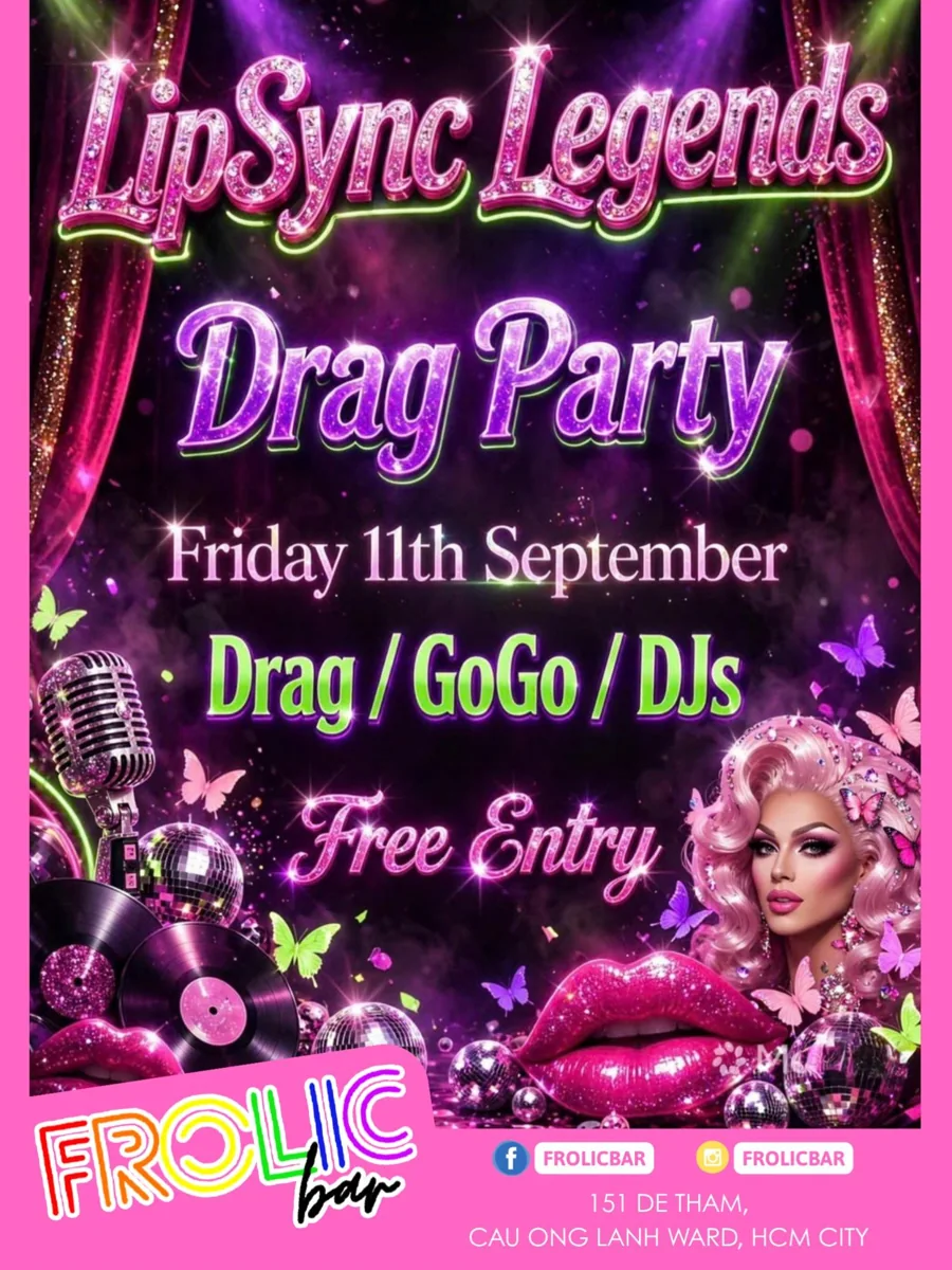 Official LipSync Legends: drag party at Frolic artwork