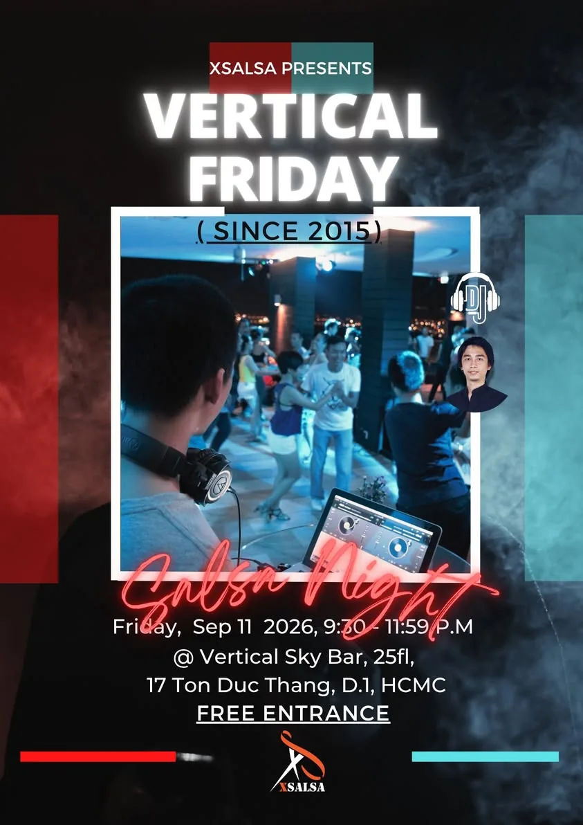 XSalsa Latin social dated organizer poster