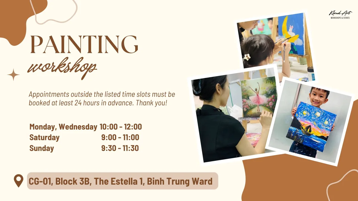 Kloud Art Painting Workshop — The Estella poster at Kloud Art — The Estella.