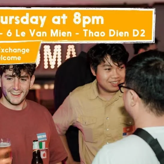Mundo Lingo Thursday 8pm at 6 Le Van Mien, Thao Dien D2