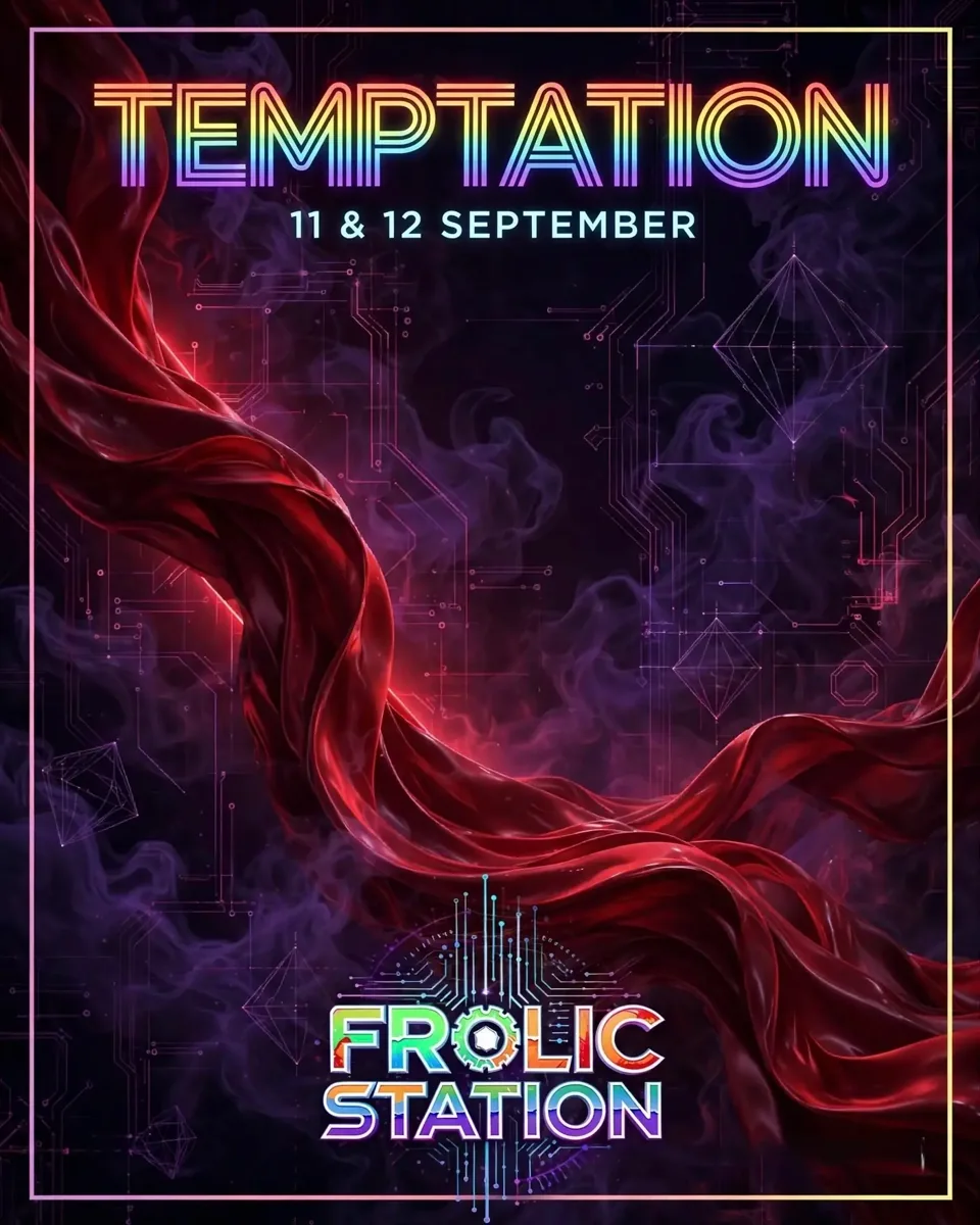 Official temptation exhibition/event artwork