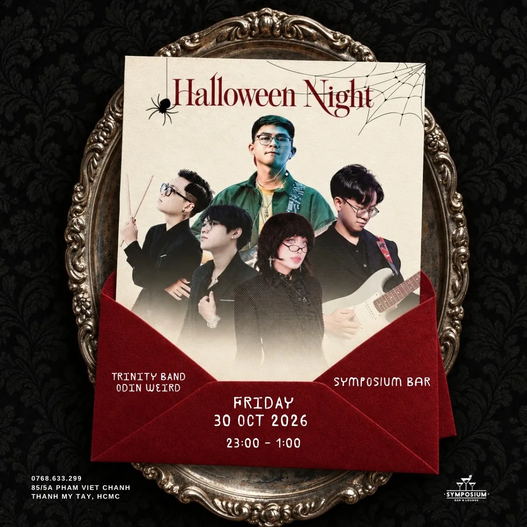Halloween Night poster naming Trinity Band and Odin Weird, Friday 30 October, 23:00–01:00