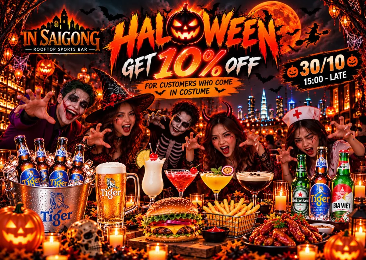 Halloween at In SaiGong — organizer artwork