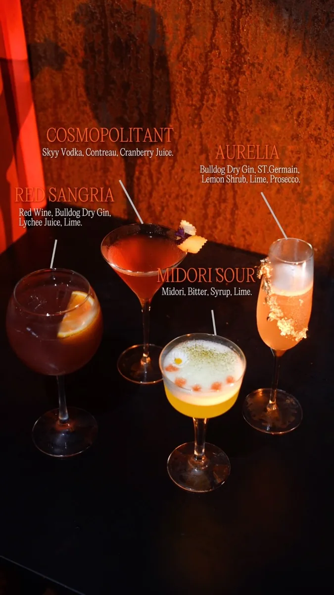 Bebop cocktail photo accompanying its Wednesday Ladies’ Night offer.