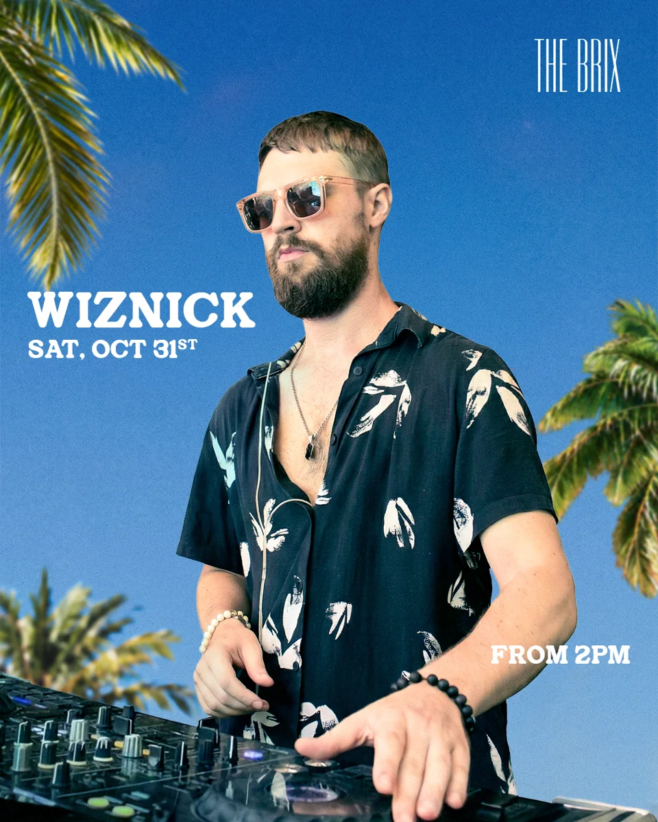 Organizer artwork for brix-pool-party-wiznick-2026-10-31.