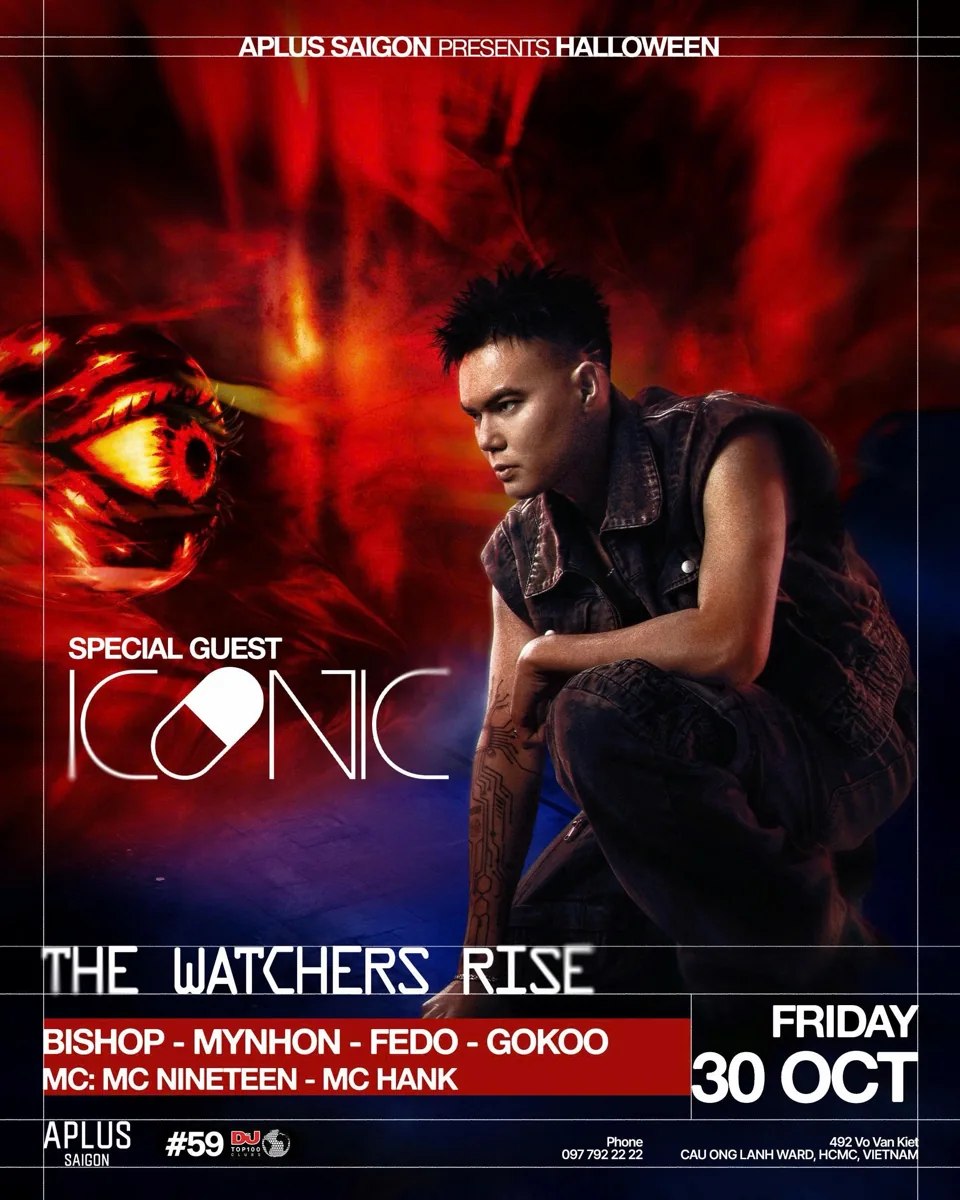 Halloween with ICONIC at APLUS Saigon artwork
