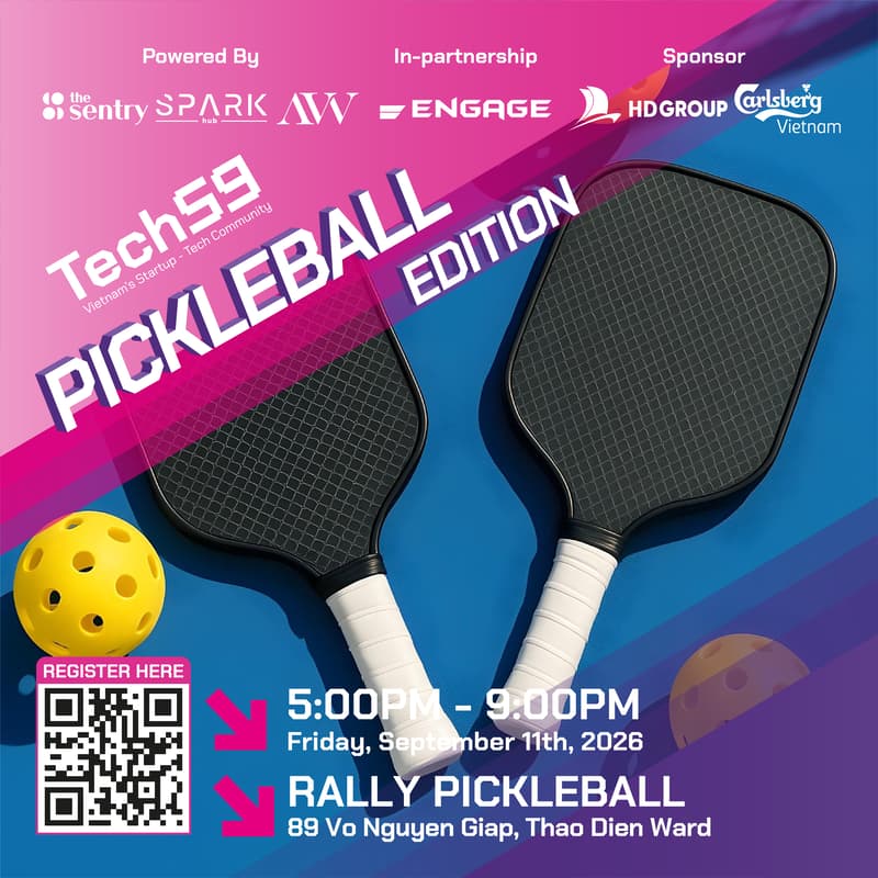 Organizer poster for Tech59 × Engage: Pickleball Tournament & Social Play