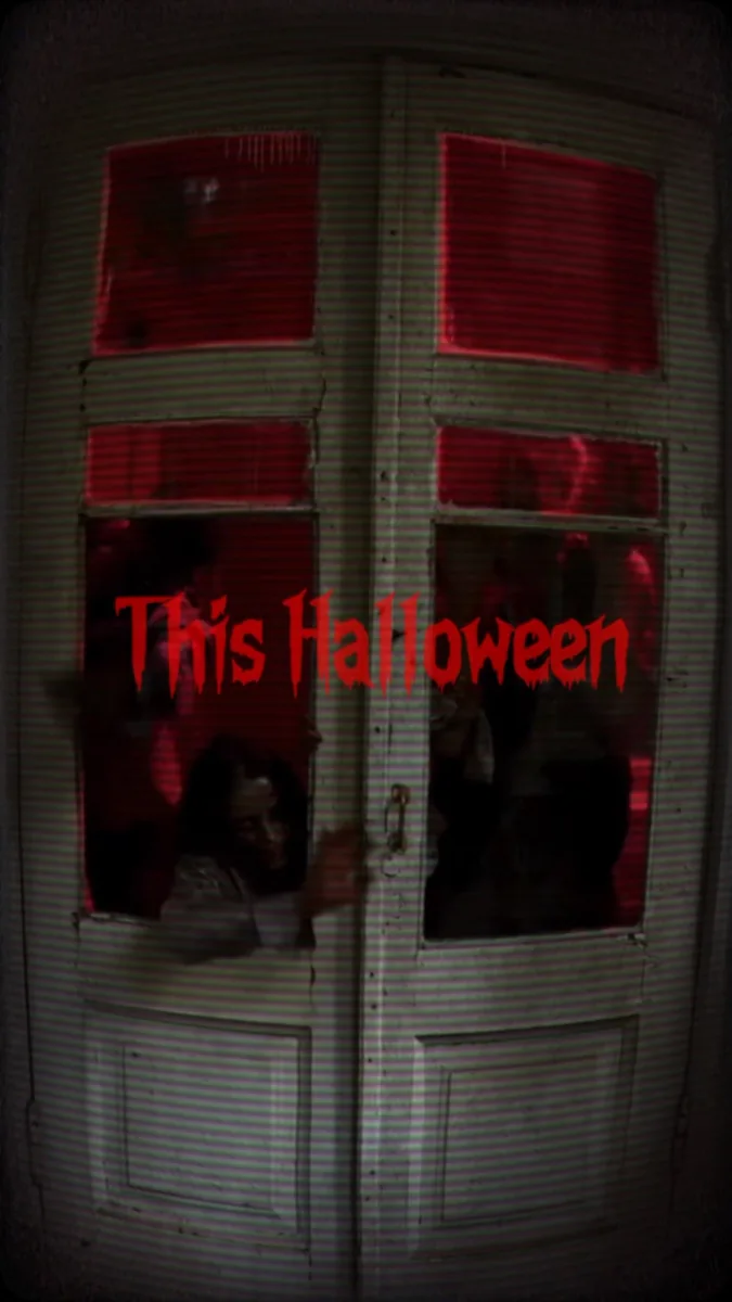 Peekaboo Cursed Prom Halloween reel cover showing a Halloween doorway.