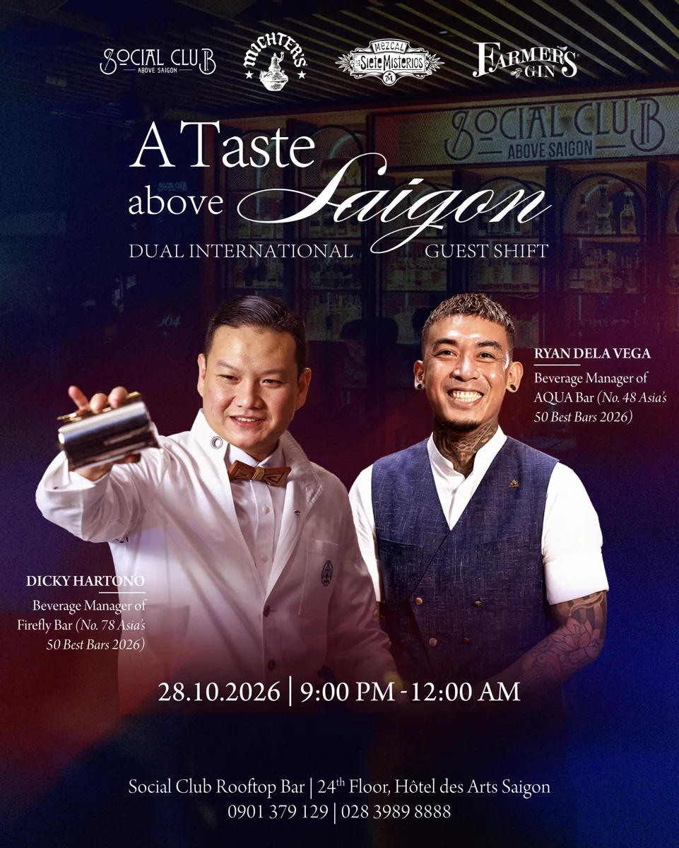 A Taste Above Saigon poster with Dicky Hartono and Ryan Dela Vega, 28 October 2026