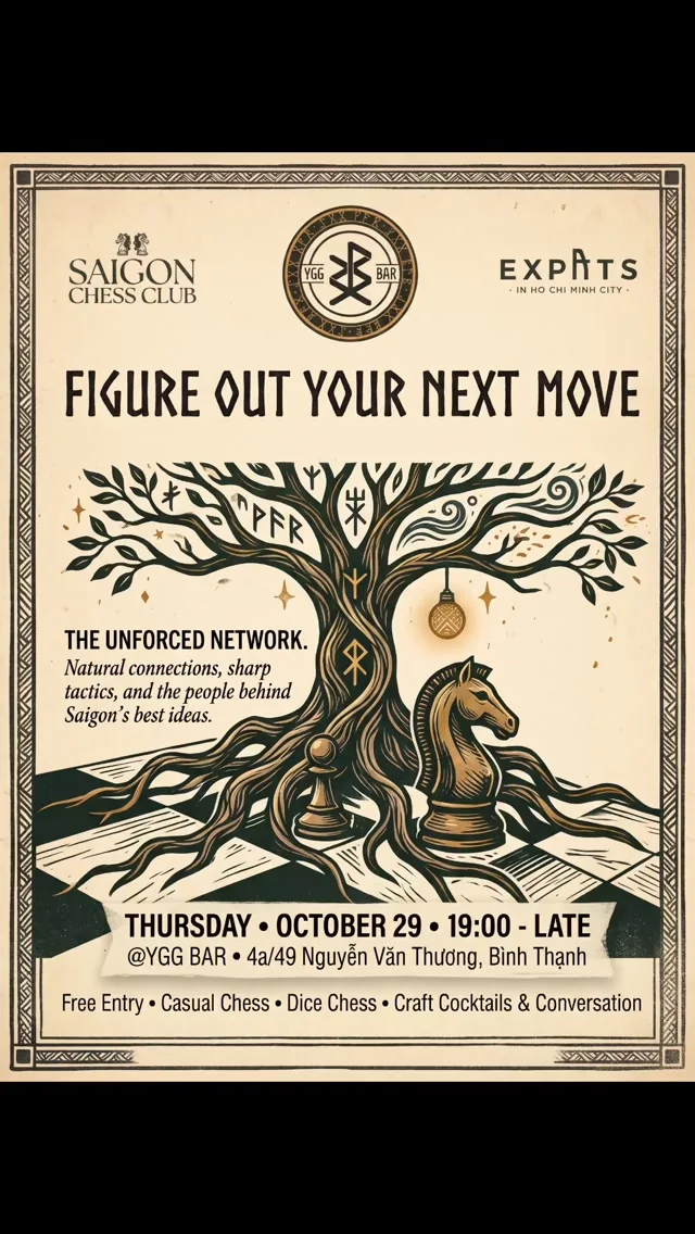 Saigon Chess Club: Final Open Gathering at YGG event artwork