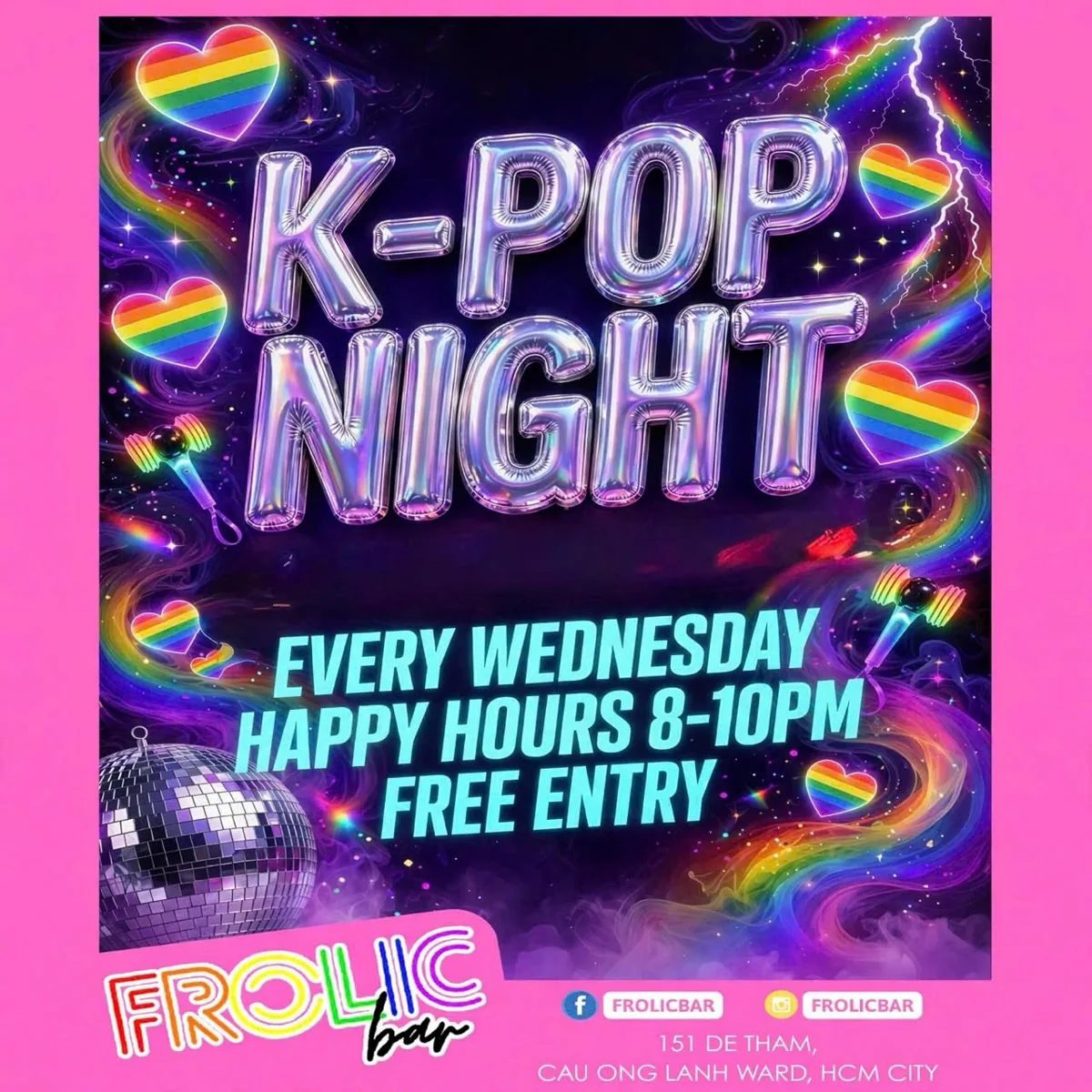 K-Pop Night weekly poster