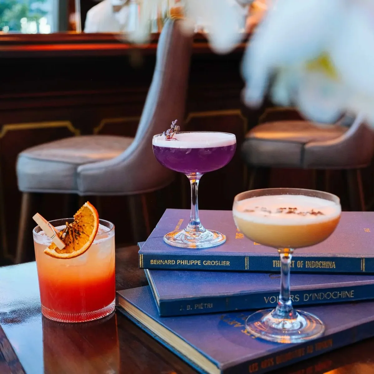 Cocktails photographed at The Muse